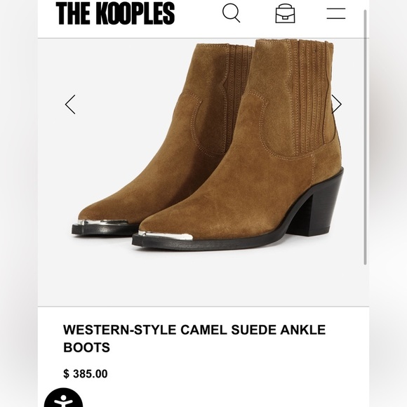 The Kooples Suede Western Boot - Picture 11 of 12